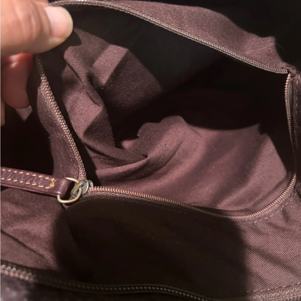 J. Jill Dark Brown Leather Shoulder Bag - Picture 5 of 9